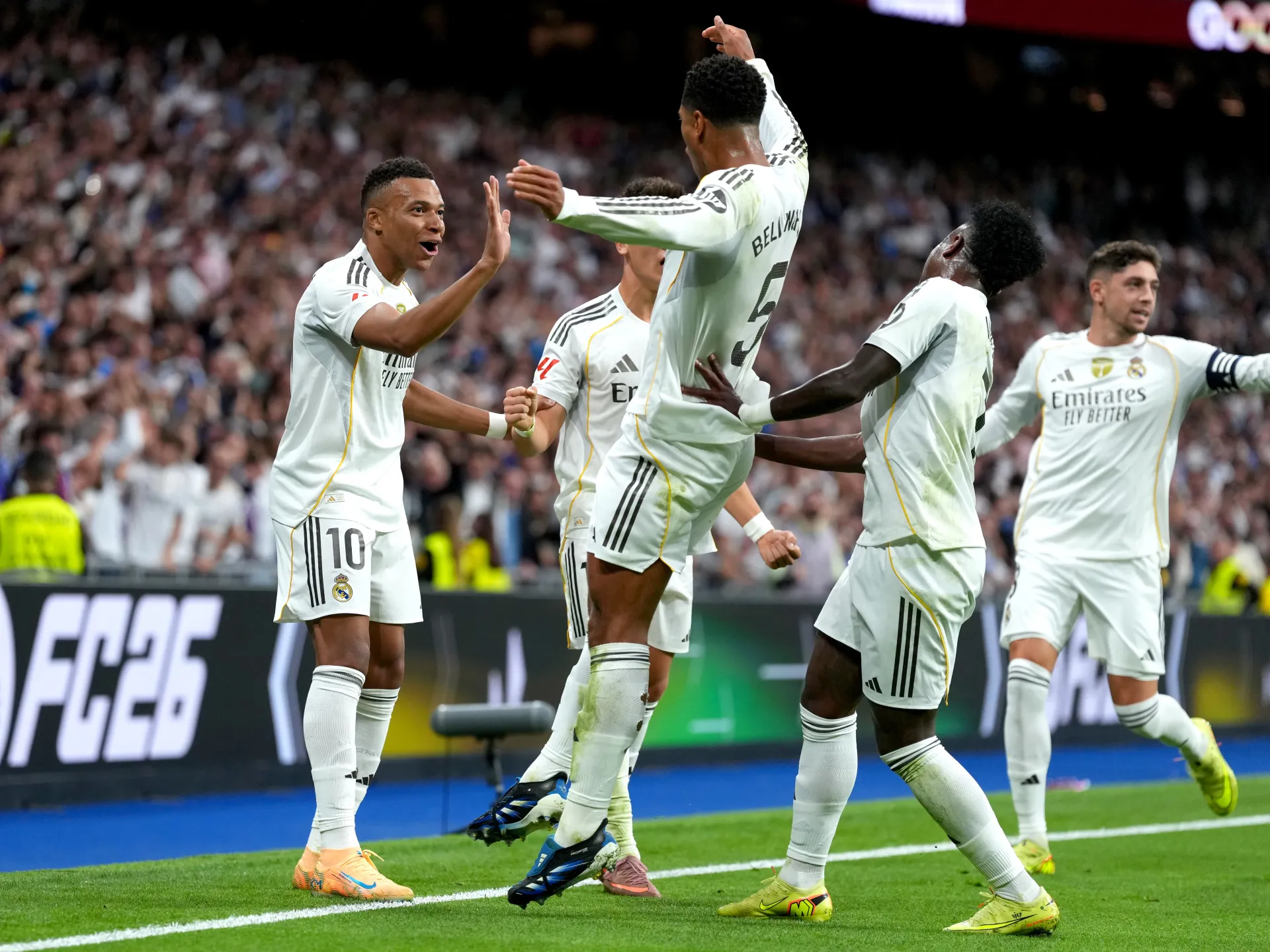 Victoria del real madrid en casa